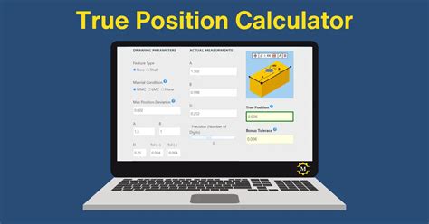 True Position & MMC: Calculator and Fromulas .